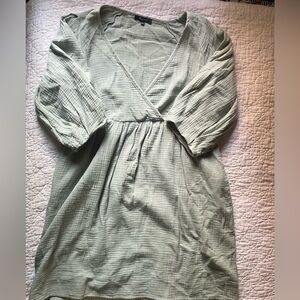 Madewell Sage Green Dress